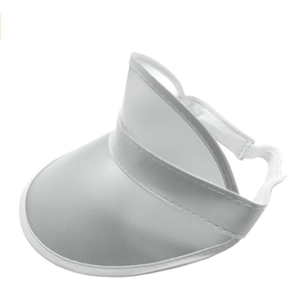 Clear White Sun Visor